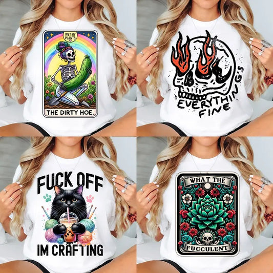 The Dirty H#e T-Shirt - Print is Sublimation, Unisex T-Shirt, Funny Tee,Gift Idea, Relaxed Fit, All Seasons, Fun Style, Comfortable