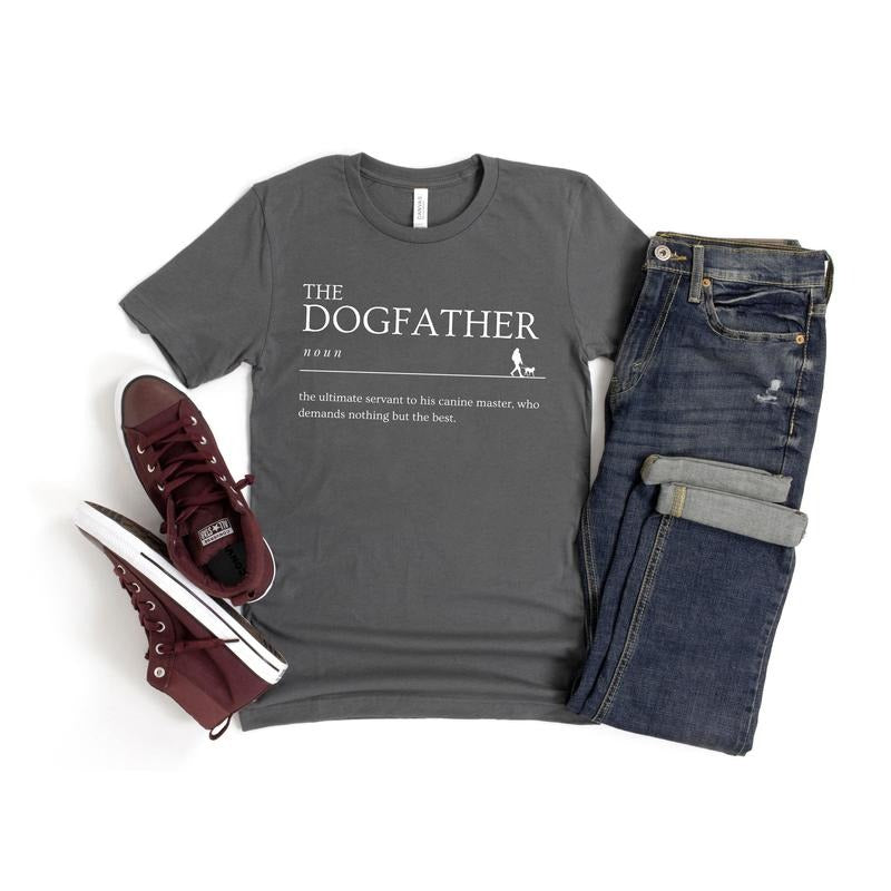The Dogfather Dog Father's Day T-shirt Funny Fathers Day Gift Dog Dad For Him Best Gift Ideas For Pet People