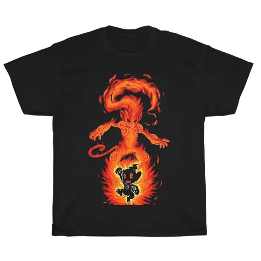 The Fire Ape Within - Infernape T-Shirt, poke monShirt, chimchar fire monkey ape Shirt, Video Game T-Shirt , pokemon Funny, cute pokemon, Anime Tee
