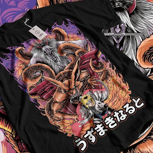 The Fourth Great Ninja War - Minato's Legacy and Kurama's Power Unisex T-Shirt Anime Manga Shirt Anime Shirt Anime Lovers Shirtstyle{n002}2