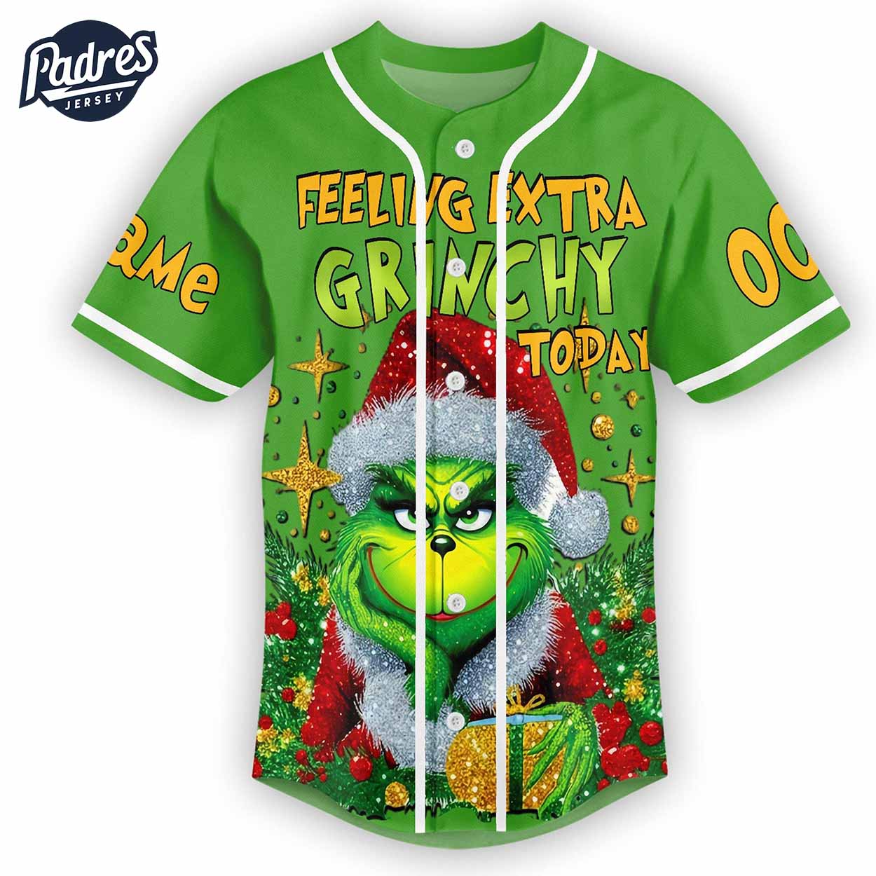 The Grinch Just Waiting For Christmas 2024 Baseball Jersey - Padres Jersey Oasis: Elevate Your Baseball Style Game