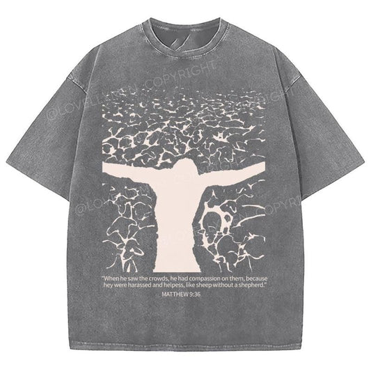 The Lamb Of God Washed T-Shirt, Christian t shirts, Christian Jesus  t shirts, Vintage 90s Graphic Tee Gift Cotton Top Womenswear, Mineral color