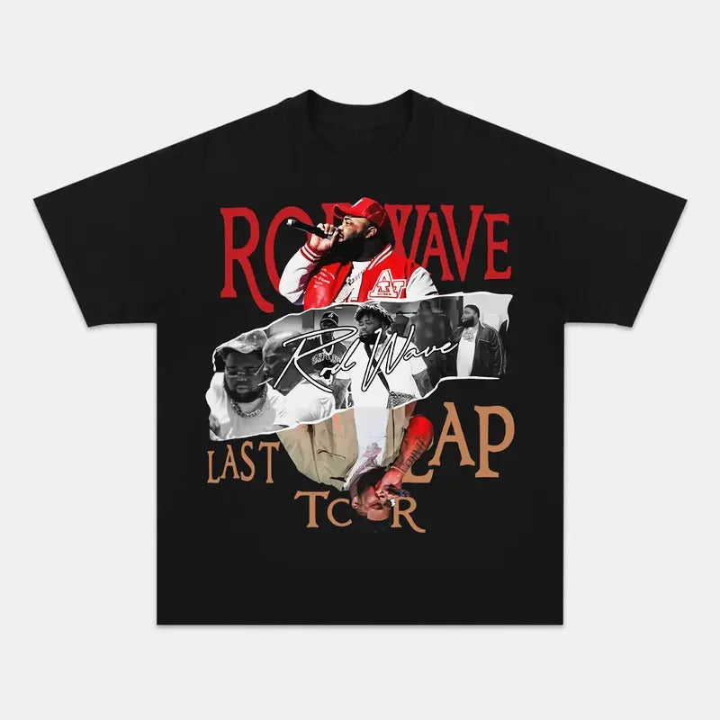 The Last Lap Tour 2024 Rod Wave Concert T-Shirt For Fans