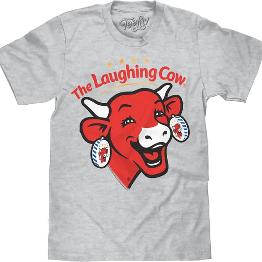 The Laughing Cow Cheese Logo T-Shirt - Athletic Gray Heather