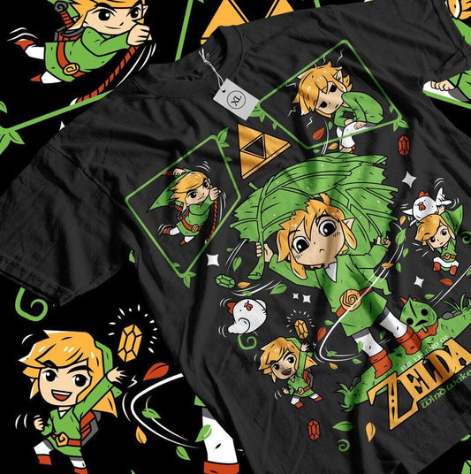 The Legend of Zelda T-Shirt S-4XL Link To The Past Funny Black & White Shirt Tshirt S-4XL