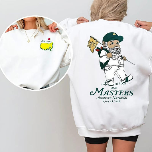 The Masters 2025 Golf 2-Sided Sweatshirt, Augusta National Tournament Pullover for Men and Women, Casual Streetwear for Golf Lovers, Womenswear Tops