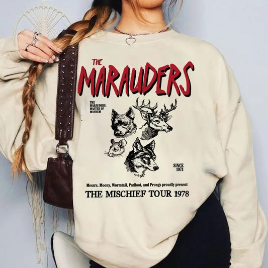 The Mischief Tour 1978 T Shirt Sweatshirt Hoodie, The Mischief Tour 1978 Unisex Tee, Gift For Him, Gift For Her, The Marauders Era