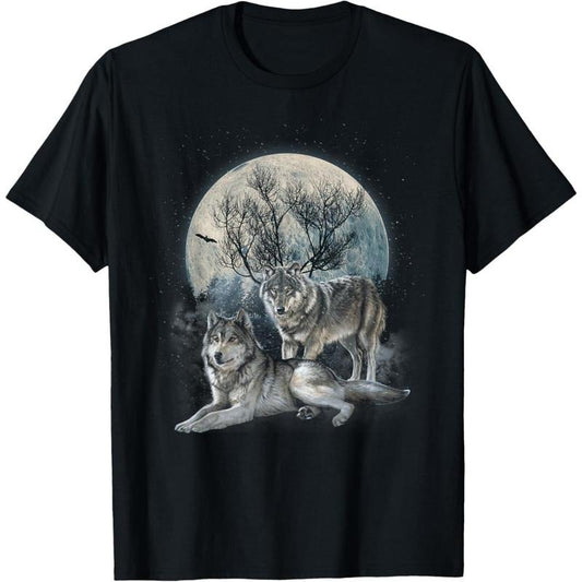 The Mountain Wolf Native American Wolf Wolves Lover T-Shirt made in usa