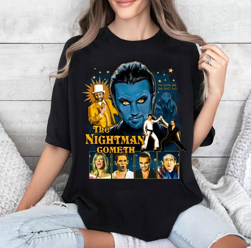 The Nightman Cometh Shirt Its Always Sunny Retro Vintage Unisex Classic T-Shirt Unisex Top Womenswear