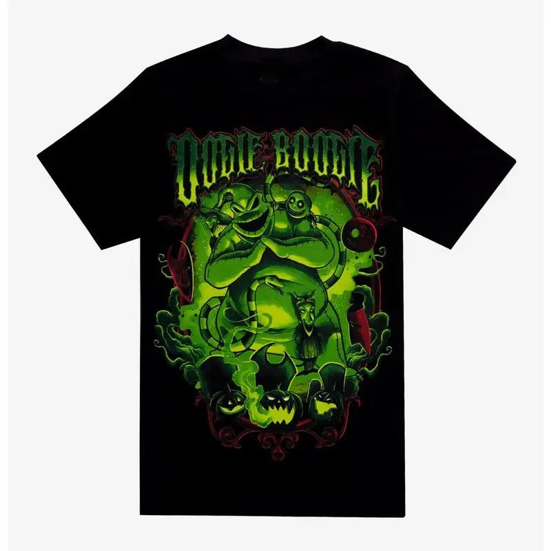 The Nightmare Before Christmas Oogie Boogie Boxy Fit T-Shirt Casual Classic