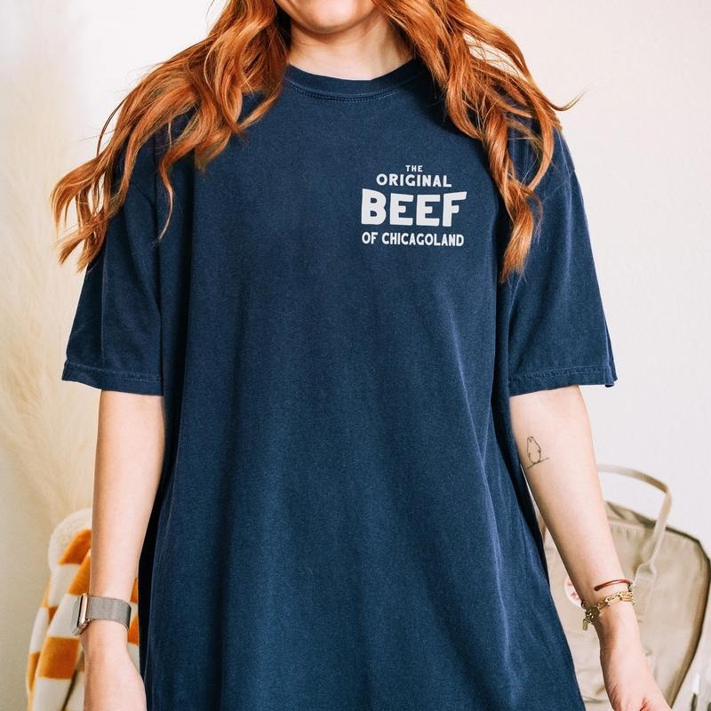 The Original Beef Of Chicagoland Colors T-Shirt, The Bear TV series, Jeremy Allen White Lovers, The Bear Season 4 Comfort T-Shirt, Unisex Style, Carmy Berzatto