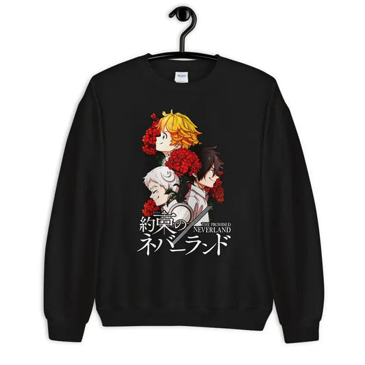 The Promised Neverland Sweatshirt, Emma, Ray, Norman, Yakusoku,anime, Unisex
