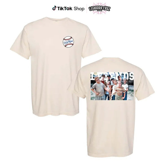 The Sandlot Old Row Graphic T-shirt- Sweatshirt- Hoodie, Vintage 90s Retro Graphic Nostalgic Movie Shirts, Vintage Fit Comfort Unisex Cotton Top