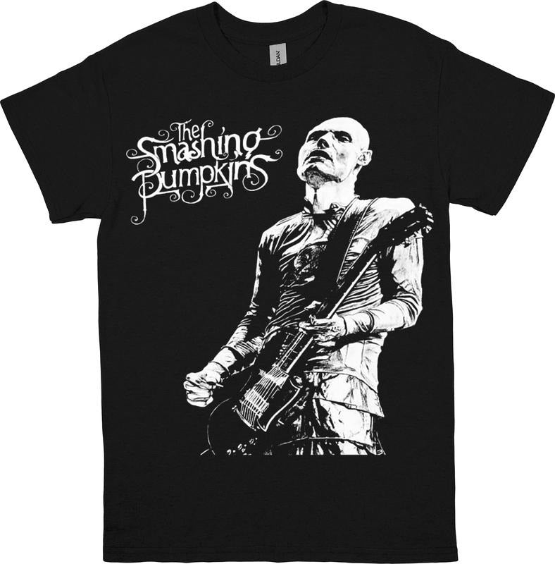 The Smashing Pumpkins 'Live Performance' Graphic Tee, Iconic Rock Band Image, Music Legend Concert Shirt, Vintage Band Apparel, Classic Rock Fashion, Unisex Menswear Womenswear Top