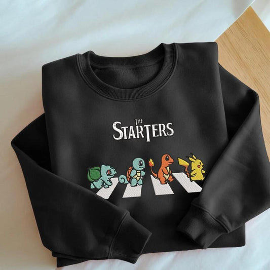 The Starter PKM Sweatshirt, Embroidery Anime Tshirt, PKM University, Anime Shirt, Unisex Shirt