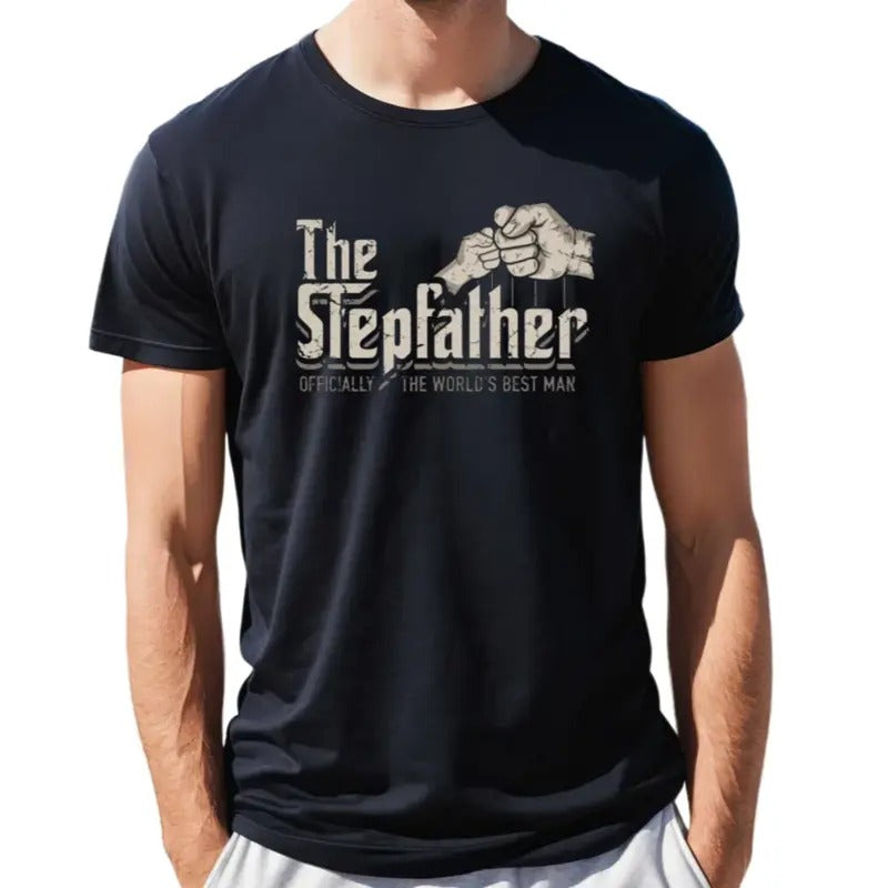 The Stepfather Tshirt, Funny Stepdad Shirt, Vint*ge Gift For Bonus Dad, Gift For Stepfather, Fathers Day Gift, Unisex Short Sleeve Tee, Classic Streetwear