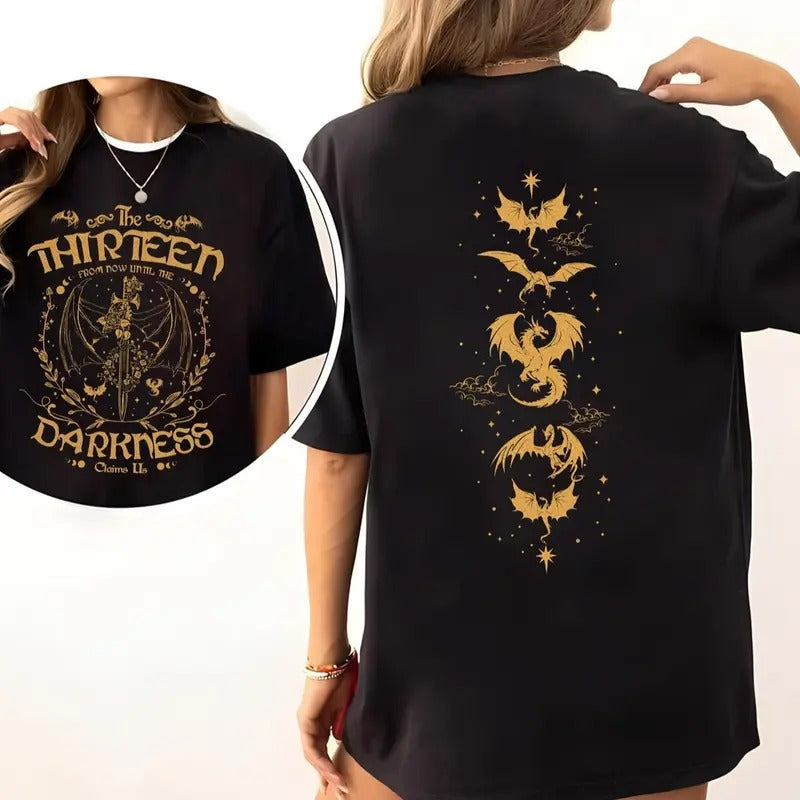 The Thirteen Throne Of Glass Shirt, Sjm TOG Manon Shirt, From Now Until The Darkness Claims Us Shirt, We Are The Thirteen Shirt, Bookish Gift