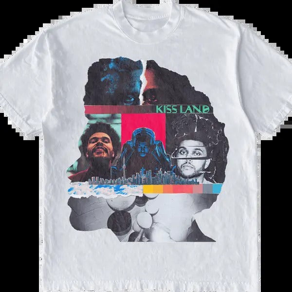 The Weekkknd Head Album T-Shirt Graphic Vintage Tee 100% Cotton For Men For Women