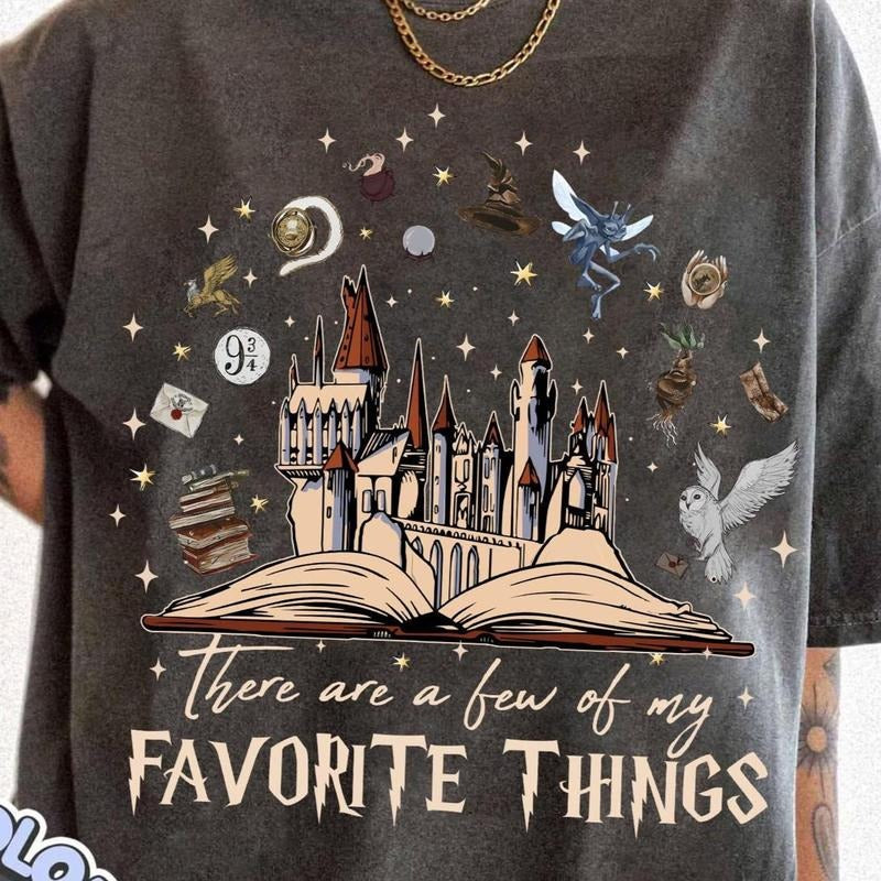 These Are A Few Of My Favorite T-shirt, Wizard Castle Shirt, Wizard School Shirt, Magical Castle Shirt, Magic Lover Tee, Bookish 0SXMU