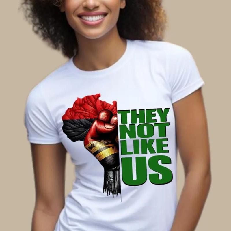 They Not Like Us T-shirt, Black History Shirt, Black Fist Power Tees, Black Pride Culture T-shirt, Black Girl Magic Shirt, African American Tee