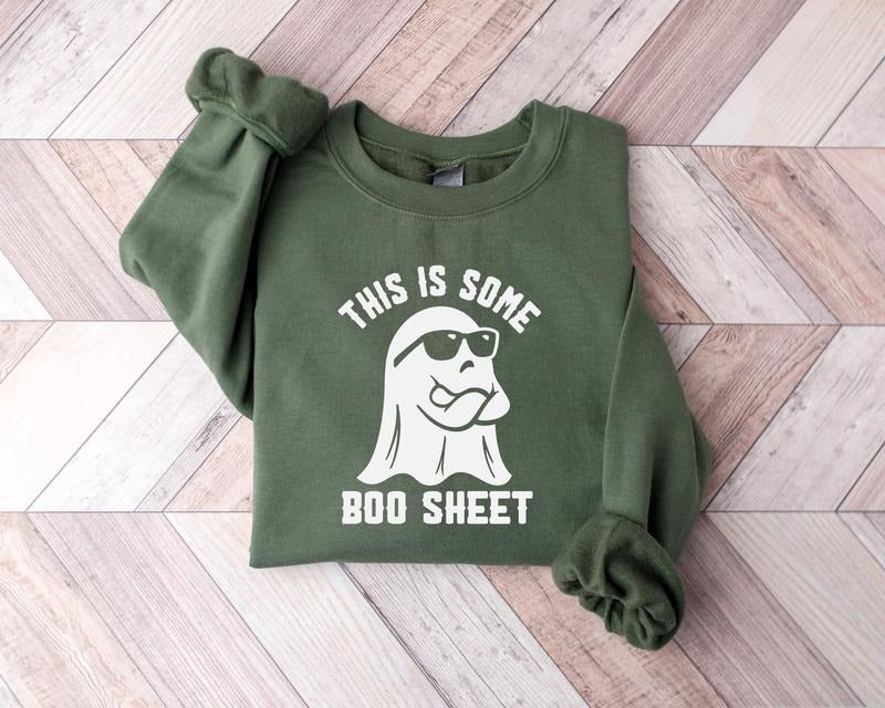 This Is Some Boo Sheet Sweatshirt Halloween Sweatshirt Retro Halloween Kids Shirt Ghost Shirtboo Sheet Shirtfunny Halloween Ghost Shirt  T-shirt, sweater and Hoodie