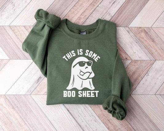 This Is Some Boo Sheet Sweatshirt Halloween Sweatshirt Retro Halloween Kids Shirt Ghost Shirtboo Sheet Shirtfunny Halloween Ghost Shirt  T-shirt, sweater and Hoodie