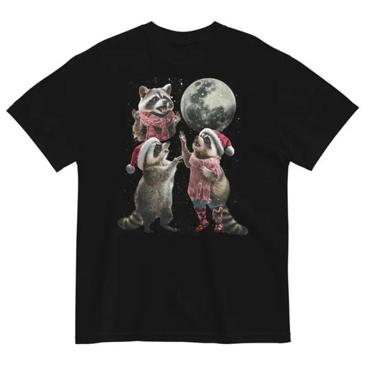 Three Raccoons Vintage Christmas Shirt, Retro Raccoon Moon Tshirt, Raccoon Lovers, Funny Raccoon Teestyle{n002}2