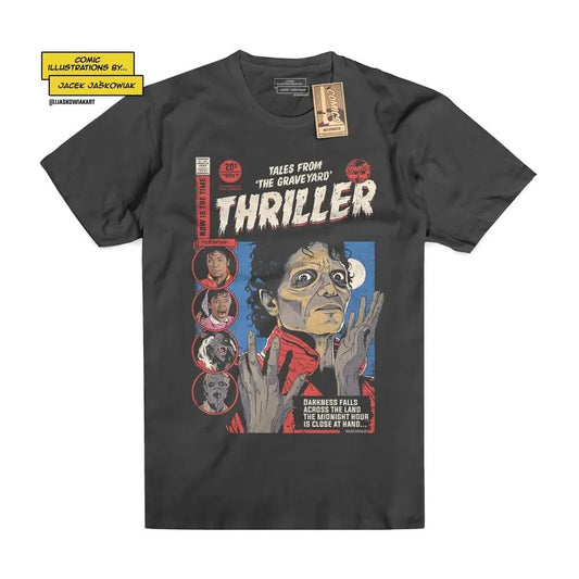 Thriller '82 Comic Book Tshirt Trending Movie T shirt Vintage 90s T-shirt gift for Movie fans gift for him gift for her unisex T-shirt Urbanwear Shirt