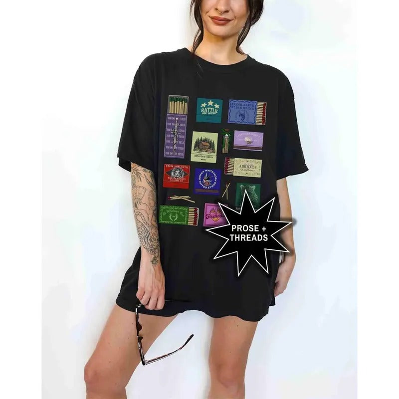 Throne Of Glass Matchbox Shirt, Merch For Book Lovers Sarah J Maas Merch SJM Gifts Booktok Merch Bookstagram You Do Not Yield