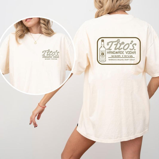 Tito's Rodeo Tee, Vintage Tito's Handmade Volka front & back sides T-shirt