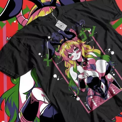 Tohru T-shirt Kobayashi-san Chi no Maid Dragon Girl waifu anime Shirt All Size