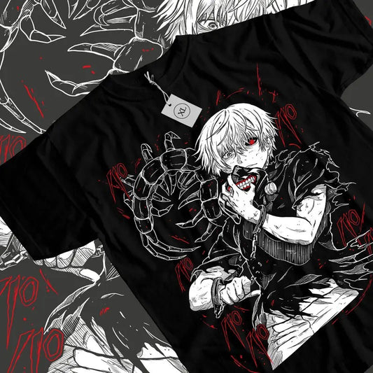 Tokyo Ghoul T-Shirt S-4XL Ken Kaneki T-Shirt S-4XL Japanaise Manga Anime Tshirt Tee Tshirt S-4XL