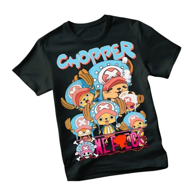 Tony Chopper T-Shirt One Piece Shirt Manga Strip Anime Pirate T-Shirt Anime T-shirt Gift For Fan Size S-3XL