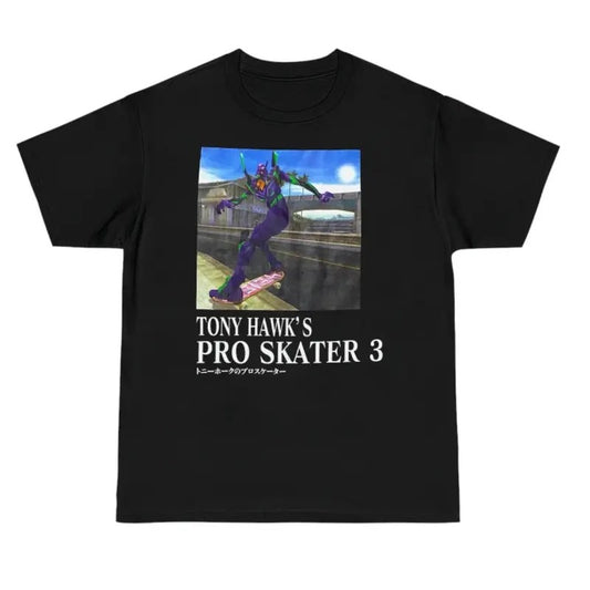 Tony Hawk's Neon Genesis Evangelion 2 Tee, Neon Genesis Evangelion Shirt, Evangelion Shirt, Evangelion Manga,  Anime shirt, Vintage graphic tee, gift for fan, gift for him, gift for her menswear top Underwear Tshirt Streetwear Tropical