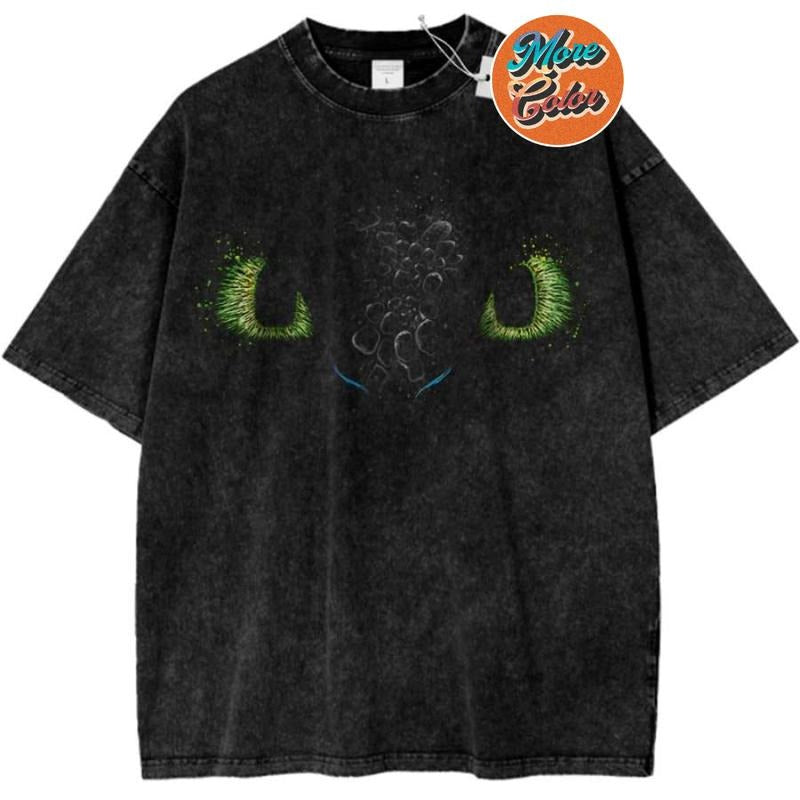 Toothless Shirt, How to Train Your Dragon Anime Vintage Shirts, Cotton Unisex T-Shirt, Crew Neck, Size S- 3XL, Menswear Top, Womenswear Top Underwear Streetwear
