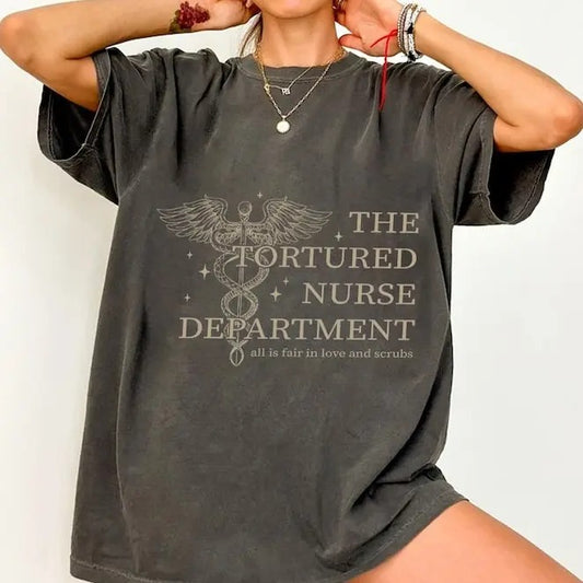 Tortured Nurses Department Shirt, Funny Nurse Shirt, Trending Nurse Memes, Registered Nurse, All is Fair T-shirt, Trendy RN Tshirts