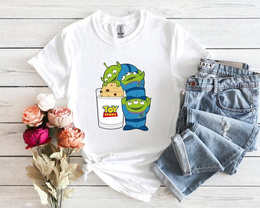 Toy Story Shirt Toy Story Alien Tee Alien Group T Shirt Hoodie Sweater Funny Shirt Toy Story Characters Shirt Shirt land Tee Birthday Tee