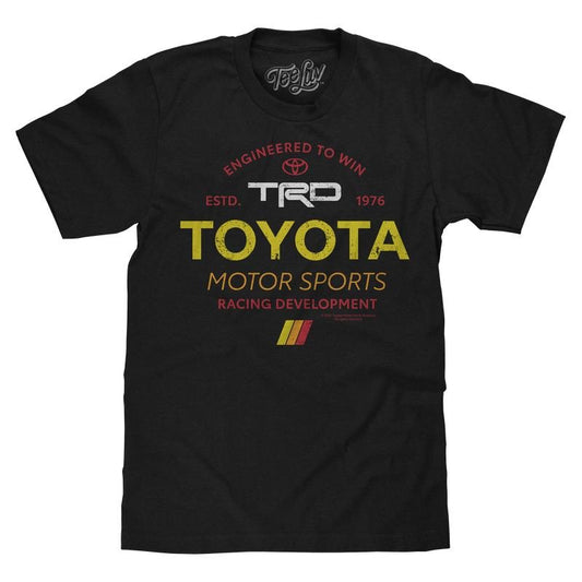 Toyota TRD Motor Sports Racing Development T-Shirt - Black men gifts