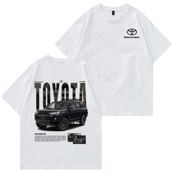 Toyotaa 4Runner TRD T-shirt, Hoodie, Sweater, Car Enthusiast Shirt, Car Clothing, Unisex, Vintage car shirt Classic Cotton Menswear Top Embroidered graphic tees