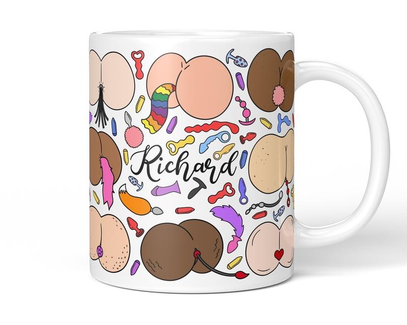 Toys Before Boys Mug, Cheeky Ass Mug, Hilarious Coffee Cup For Bdsm Enthusiasts And Butt Plug Fans, 11Oz And 15Oz, Graphic,