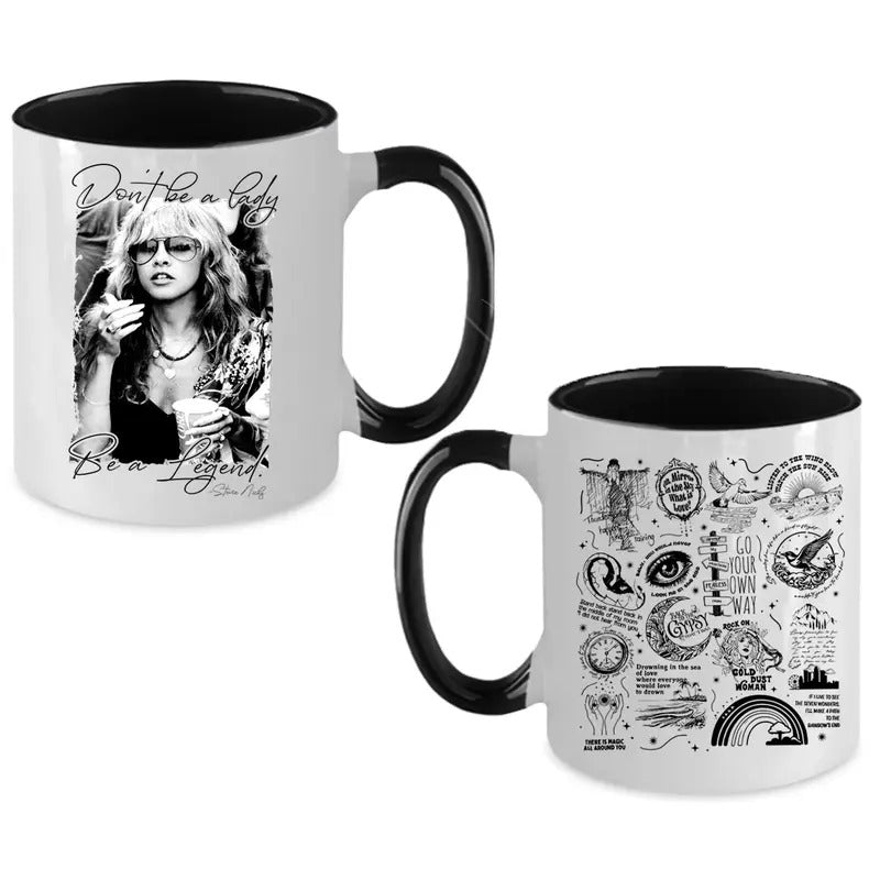 Tracklist Stevie Nicks 2 Sides Newest Mug , Silver Springs Mug, Gifts For Her, Coffee Mug