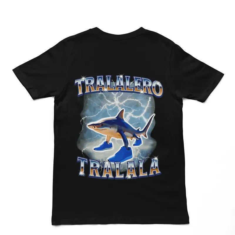 Tralalero Tralala Shark Meme Shirt, Italian Brainrot Animals Shirt, Funny Shirt, Gift for Friend