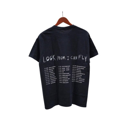 Travis Scott Look Mom I Can Fly Tour Tee Black (93665-232) Men's Size S-2XL