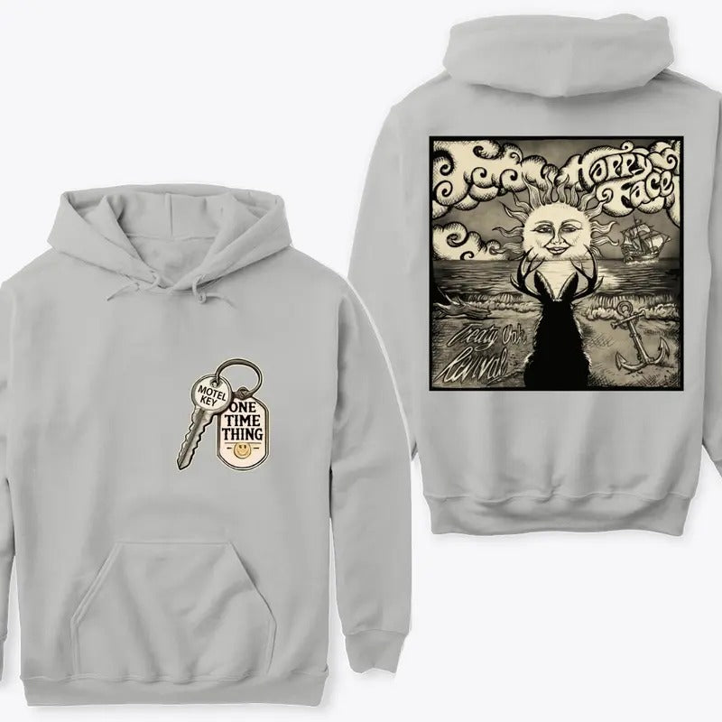 Treaty Oak Revival Happy Face Shirt Sweatshirt Hoodie, Artistic Vintage - Style Sun Design, Perfect For Music Events And Unique Fashion,  Southern Rock Concert Gift