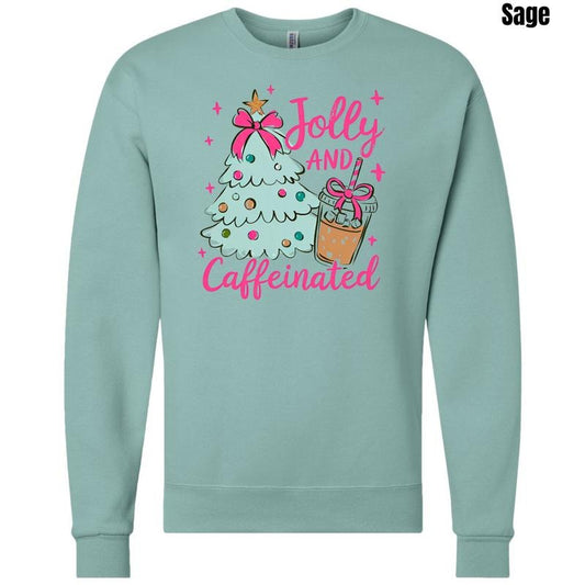 Tree Jolly & Caffeinated Sweatshirt 'NLB'