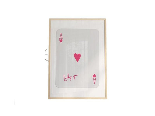 Trendy Ace Of Hearts Print, Lucky You Poster, Trendy Retro Wall Art, Retro Trendy Aesthetic Print, Playing Card Poster, Poster Prints No Frame, Gifts For Her Wall Art Decor, Wall Art Home Decor, Big Wall Decor, Gifts For Birthday Landscape Artwork