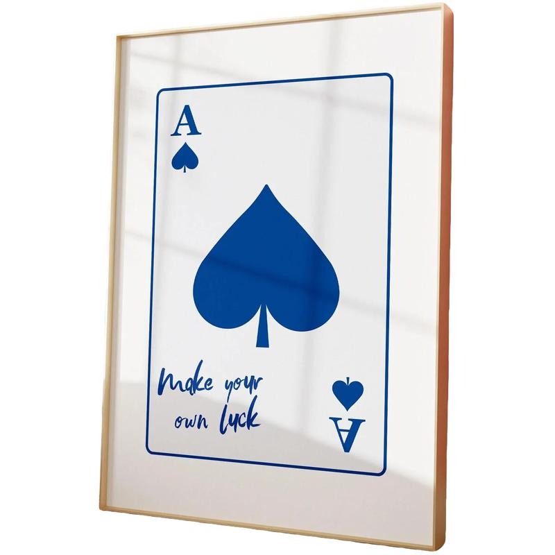 Trendy Art Blue Wall Art Print, Preppy Prints, Aesthetic Retro Art, Blue Wallart, Gifts For Teens Girls Besties Wall Art, Poster Prints No Frame, Home Decoration, Big Wall Art, Gifts For Birthday Christmas Landscape Photo