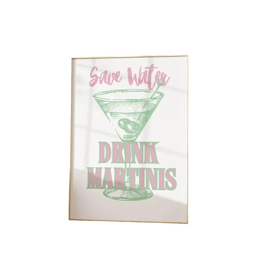Trendy Bar Art Funny Martini Lover Art, College Dorm Poster, Preppy Poster For Apartment Bar Cart Decor, Martini Social Club, Gifts For Her Art Prints, Poster Prints No Frame, Wall Art Room Decor, Modern Wall Art, Gifts For Birthday Landscape Ornaments