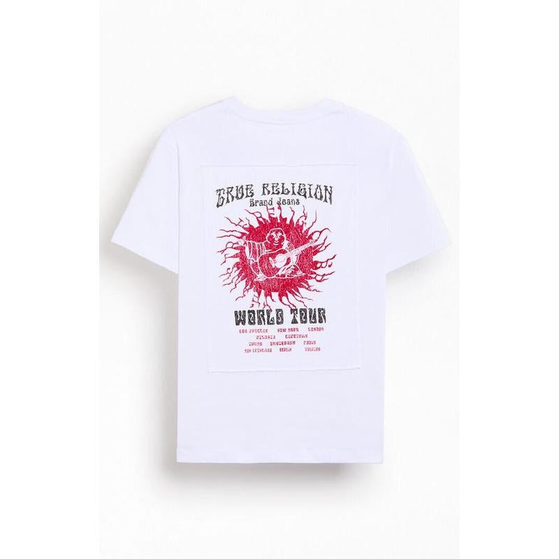 True Religion Men's Blazing Tour Applique T-Shirt - Multicolor
