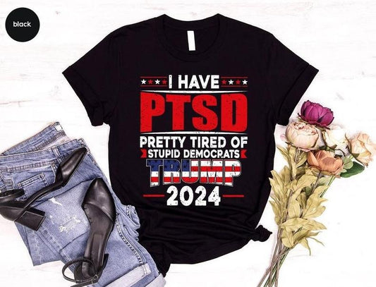 Trum Shirt, Election 2024 T Shirt, Donal Trum Gifts, Trum Vote Shirt Cotton, For Men, For Women Menswear Top